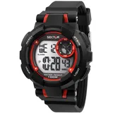 Sector R3251283001 EX-36 Digitaluhr Herrenuhr 45mm 100M - Schwarz