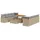 vidaXL Garten-Lounge-Set 11-tlg. beige