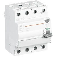 AEG FP A 4 25/030 FI-Schalter, 4-polig, Typ A (4TQA603406R0000)