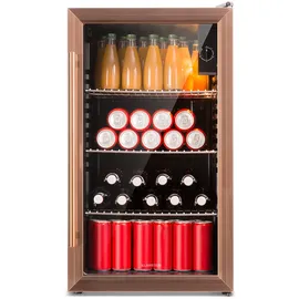 Klarstein Beersafe XXL Getränkekühlschrank (80 l, 830 mm hoch, Kupfer-Metallic)