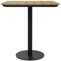 vente-unique Gartentisch 70 x 70 x 75 cm Schwarz