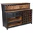 DESIGN DELIGHTS Barschrank PUREWOOD 150 x 110 x 55 cm Schwarz