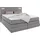 Collection AB Boxspringbett COLLECTION AB "Ninoni", grau (hellgrau), B:195cm L:210cm, Komplettbetten, Boxspringbett, inkl. Bettkasten, Topper und wahlweise mit LED-Beleuchtung