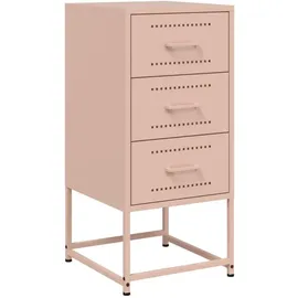 vidaXL Nachtschrank Rosa 36 x 39 x 78 cm Stahl