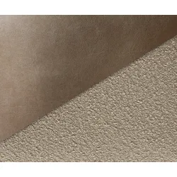 DELIFE Barstuhl Yago-Flex Materialmix Mikrofaser Schlamm / Bouclé Schlamm Freischwinger flach Edelstahl Taschenfederkern, Barstühle