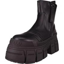 Buffalo Damen Boot Gospher Bootie Zip schwarz - Schwarz - 41