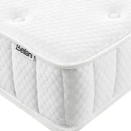 Beliani Taschenfederkernmatratze DUO 90 x 200 cm H2/H3