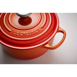 Le Creuset Signature Bräter 20 cm rund ofenrot