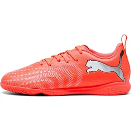 Puma Future 9 Play Hallenschuhe Kinder Glowing Red/White/Black 35