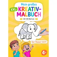 thier media verlag Mein großes XXL-Kreativmalbuch für Kinder ab 4 Jahren