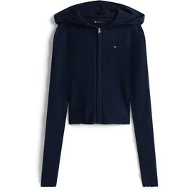 Tommy Hilfiger TJW Essential Zipper Hood Cardi Blau L