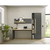 INOSIGN Büromöbel-Set »CiTY/GiRON« grau Anthrazit, B:213cm H:200cm T:63cm, Arbeitsmöbel-Sets, Büromöbel-Set