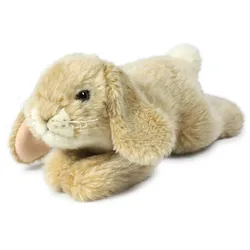 Plüschtier Kaninchen (18cm, liegend, creme)