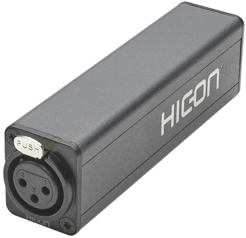 HICON Stereo-Symmetrier-Adapter, XLR female 3-pol   XLR male 5-pol