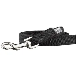 Julius-K9 C&G - Super-grip leash black/grey 20mm/1.0m without handle