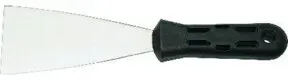 Malerspachtel B.60mm VA rostfrei m.flachovalem schwarzem Ku.-Heft besteQualität