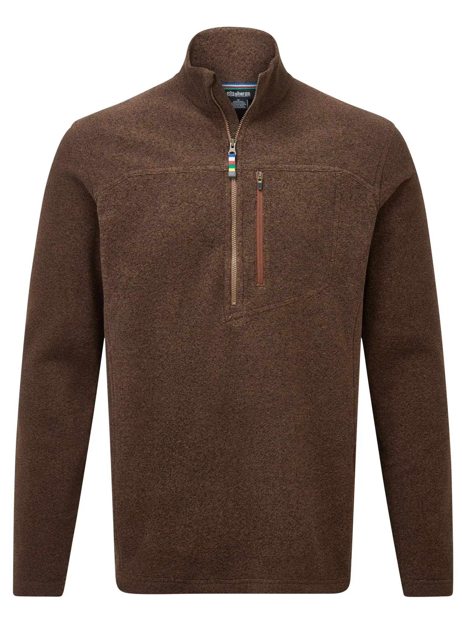 Sherpa Herren Rolpa Eco Fleecepullover - L - Cappuccino