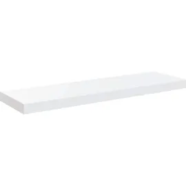 vidaXL Wandregal 80 x 23,5 x 3,8 cm Hochglanz-Weiß