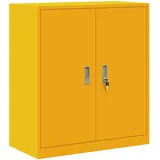 vidaXL Aufbewahrungsschrank Senfgelb 80 x 40 x 90 cm Stahl
