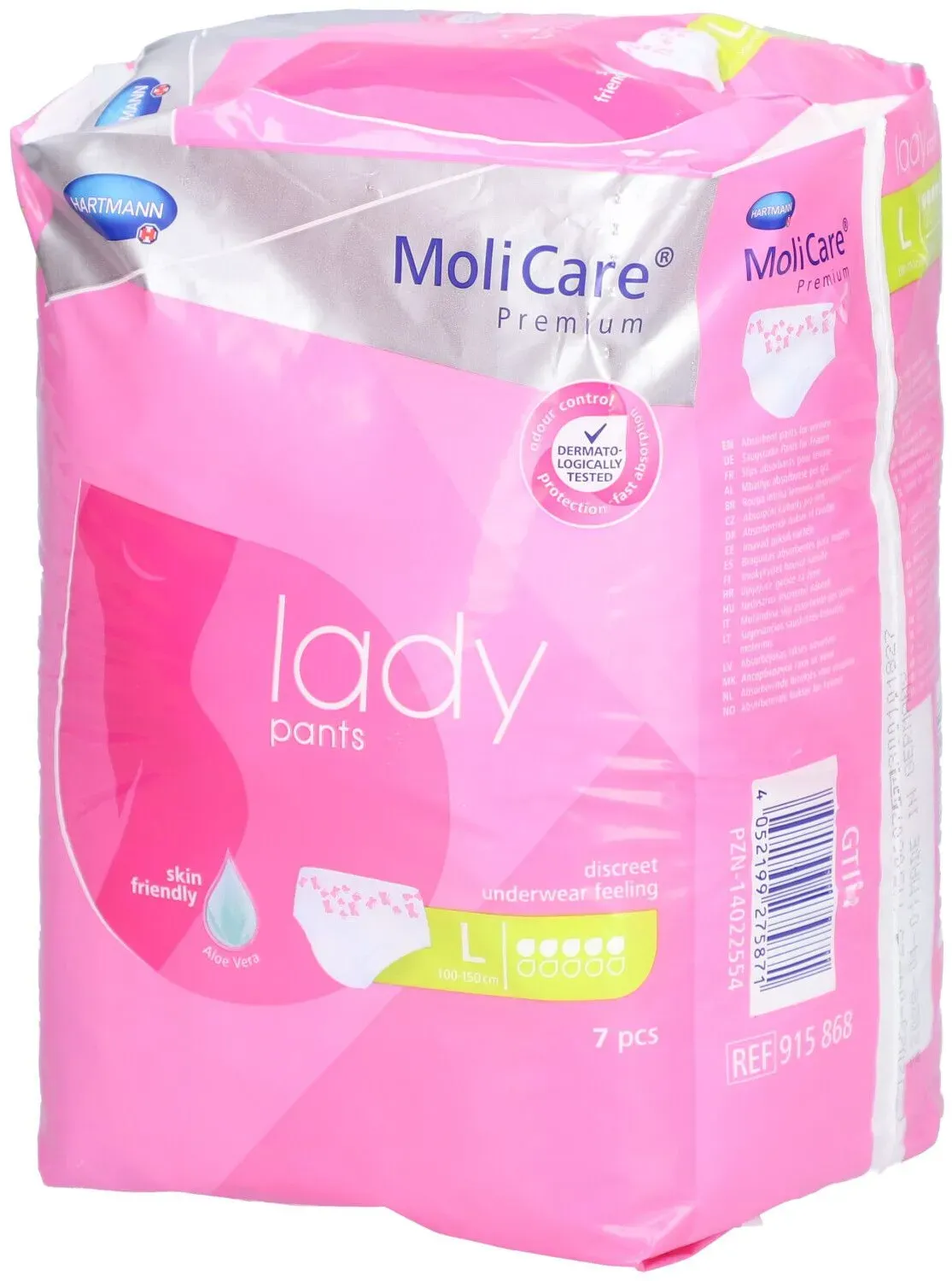 MoliCare Premium lady pants Gr. L, speziell für Frauen entwickelte Pants lassen beim Tragen alle Bewegungsfreiheit die Sie braucht