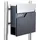 Design Standbriefkasten 16771 Graphit inkl. Zeitungsfach
