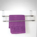 Zeller Türhandtuchhalter Edelstahl Silber