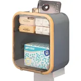 Wandmontierter Toilettenpapierhalter ohne Bohren, ideal zur Dekoration des Badezimmers oder der Kommode.