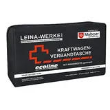 Leina-Werke 11061 KFZ-Verbandtasche Compact Ecoline mit Warnweste und Klett, Blau/Weiß/Rot