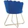 SalesFever Muschelstuhl, 2er Set 2 Stk.Muschel-Design, blau , Maße cm B: 69,5 H: 85