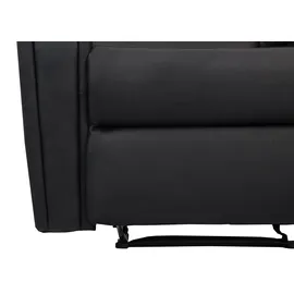 Mendler 2er Kinosessel HWC-K17 Kunstleder 157 x 102 x 0 cm Schwarz mit Relax-Funktion