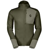 Scott Defined Light Reißverschlusspullover - Douglas Green / Dust Grey - S