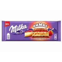Milka MMMAX Strawberry Cheesecake 300g Tafel Schokolade