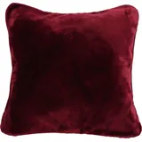 Gözze Premium Cashmere-Feeling Kissen 50 x 50 cm Rot