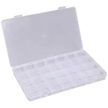 Quadrios 23SA090 Sortimentskasten (L x B x H) 22.6 x 13.4 x 2.2cm Anzahl Fächer: 28 feste Unterteilung Inhalt 1St.