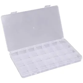 Quadrios 23SA090 Sortimentskasten (L x B x H) 22.6 x 13.4 x 2.2cm Anzahl Fächer: 28 feste Unterteilung Inhalt 1St.