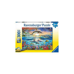 Ravensburger Puzzle Puzzle Delfinparadies, 300 Teile, Puzzleteile