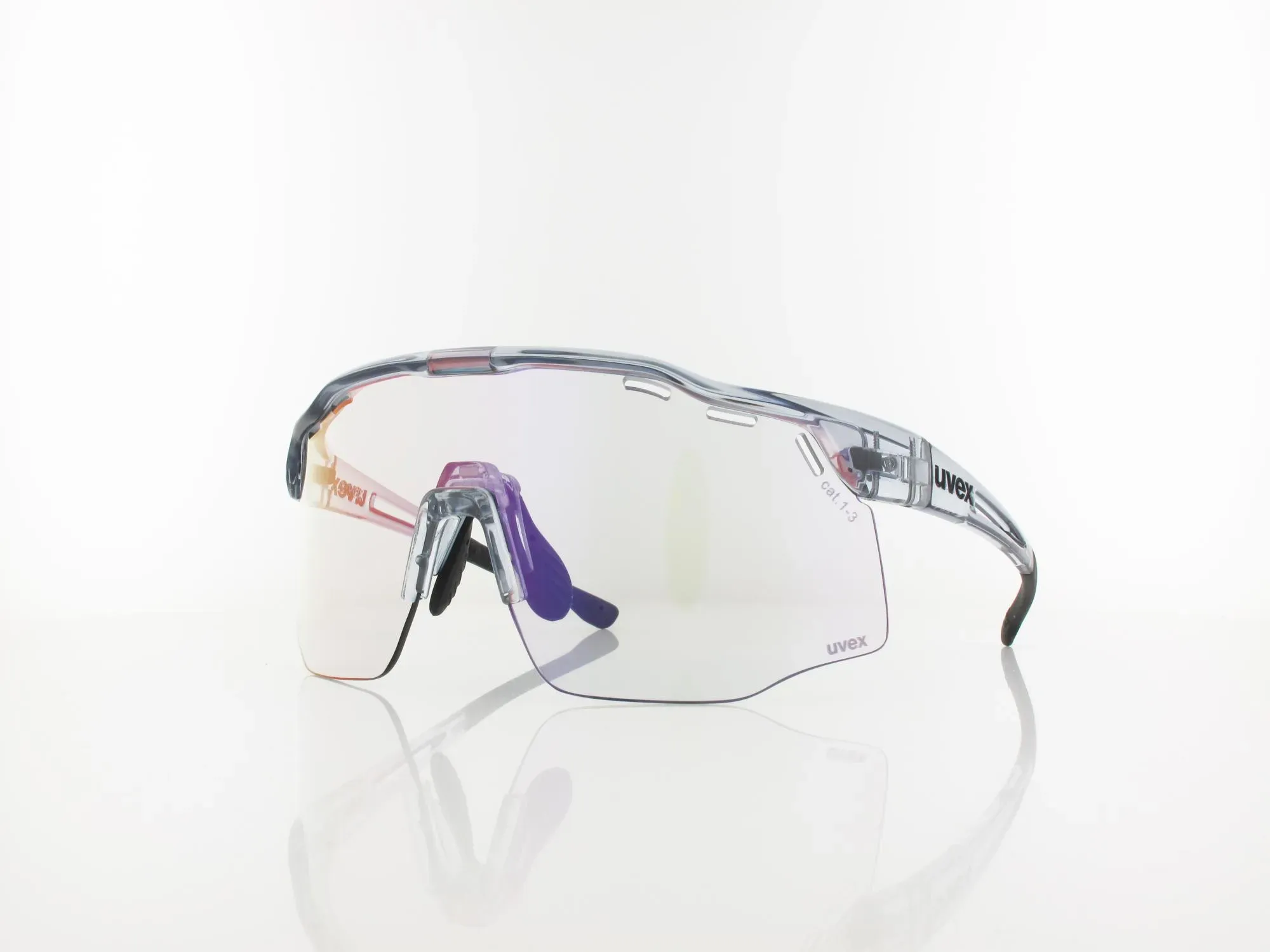 UVEX RXs 4302 V 1525 165 grau transparent / variomatic grau rotspiegel