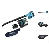 Makita DUB 186 RT1 Akku Gebläse Laubbläser 18 V + 1x Akku 5,0 Ah + Ladegerät + Fangsack