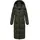 Marikoo Damen Steppmantel Lang Stepp Wintermantel gefüttert Outdoor warm Winterjacke Parka Kapuze Firella