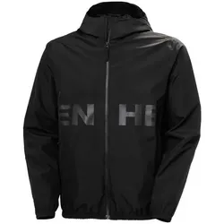 Helly Hansen Core Graphic Rain Jacket black back graphic (991) 2XL
