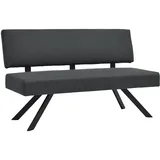byLIVING Sitzbank Toronto Dunkelgrau 138 x 83 x 60 cm