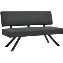 byLIVING Sitzbank Toronto Dunkelgrau 138 x 83 x 60 cm