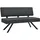 byLIVING Sitzbank Toronto Dunkelgrau 138 x 83 x 60 cm