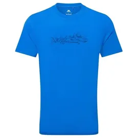Mountain Equipment Groundup Skyline Tee blau XL