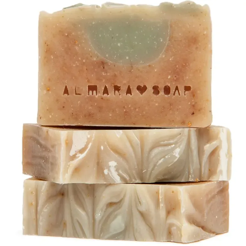 Almara Soap Natural Lemon Tea Tree natürliche feste Seife für fettige und problematische Haut 90 g