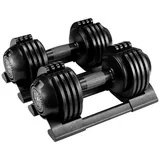 TLGREEN Hantel-Set 10kg Verstellbare Hantel-Set,Einstellbare Platzsparende Hantel, (Hanteln Verstellbar mit rutschfestem Griff 5 Gewichtsstufen,Gut für Zuhause, Büro, Fitnessstudio, Körpertraining) schwarz