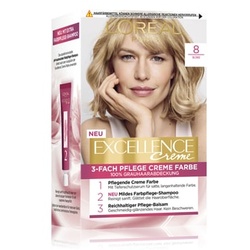 L'Oréal Paris Excellence Crème Nr. 8 - Blond farba do włosów 1 Stk