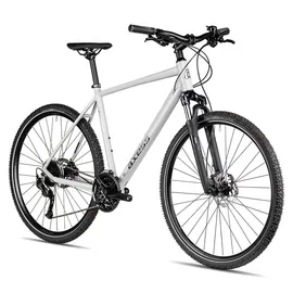 Axess Veris Cross 28 Zoll RH 50 cm silber/weiß