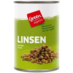 Green Organics Linsen grün in Dose bio