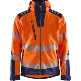 Blåkläder Blakläder® High Vis Softshell Jacke High Vis 4491 2513 in div. Farben - high vis orange/marineblau - XS